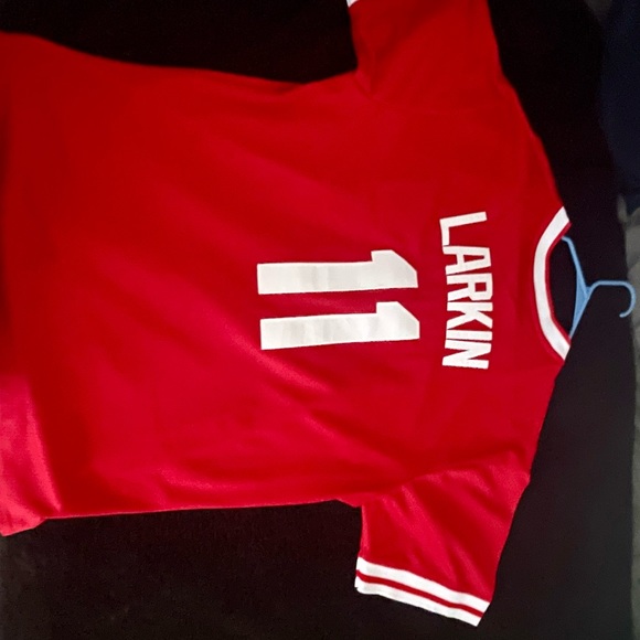 Authentic Mitchell & Ness Barry Larkin Jersey Size XXL - Picture 2 of 2